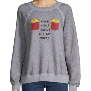 WILDFOX Keep Your Hands Off My Friets sweatshirt size small